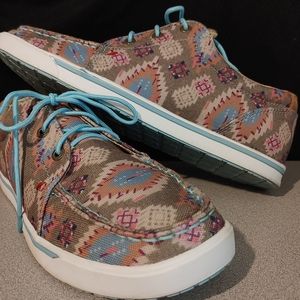 Hooey NRS/Twisted X EXCLUSIVE Green Aztec